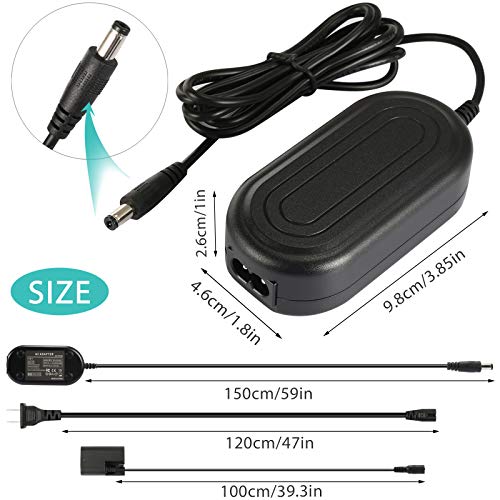 PowEver NPFZ100 Camera AC Power Adapter Dummy Battery Charger Kit for