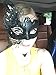 Masquerade Mask Venetian Butterfly Shiny Metal Mardi Gras Mask Multicolor (One size, Black)