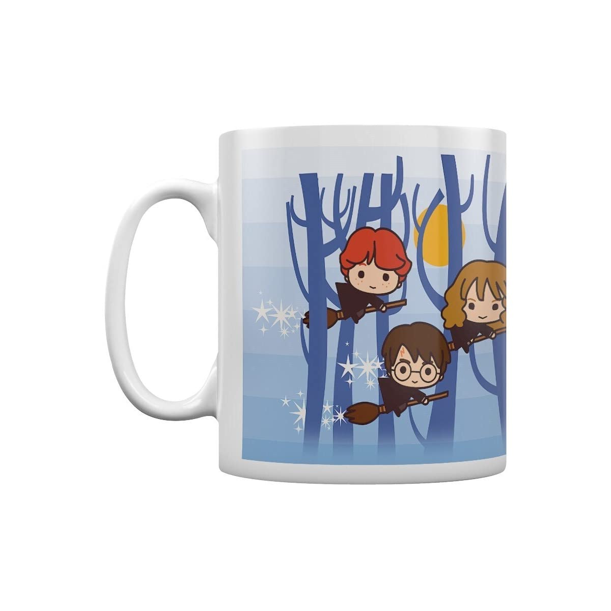 Harry Potter (Chibi Harry Ron Hermione Flying) Mug