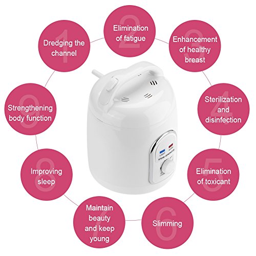 Asixx Steam Sauna, 1.5L Sauna Steamer or Portable Personal Steam Sauna,Home Spa 0-60 Minutes Timing Function,Capacity Up to 1800ml,Easy to Set up and Can Be Folded(US Plug) - Thumbnail 4