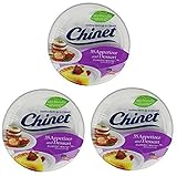 Chinet Appetizer and Dessert Plates, 35-Count Packages (Pack of 3)