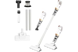 GTSTEG 2024 New Model Cordless Vacuum Cleaner, Powerful Stick Vacuum for Hardwood Floor, 35 Min Rechargeable Battery, 4 in 1 Lightweight Upright Vacuum for Pet Hair Carpet