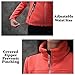 Fleece Jacket Women-Waterproof Plush Lining Hoodies Full-Zip Rain Coats