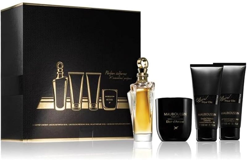 Mauboussin Elixir Pour Elle Eau de Parfum Gift Set 5pc - EDP Shower Lotion