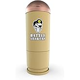 Battle Shakers Bullet Shaker Cup | Military Themed Shaker Bottle | Leak-Proof Protein Cup with Storage Compartment | Mix Protein Powders & More | Durable & Dishwasher Safe | 20 Oz