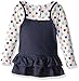 Nannette Baby Girls' 2 Piece Mock 2fer Top Playwear Set