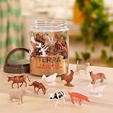 Terra by Battat 60pcs Farm Animals Toy Tube - Educational Playset view 10
