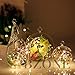 BZONE Fairy Strip Light Battery Operated 7 Foot 20 Leds,Copper Wire Lights, Warm While,Work for Party , Wedding Centerpiece,Table Decorations (Not Included 3AA Batteries)