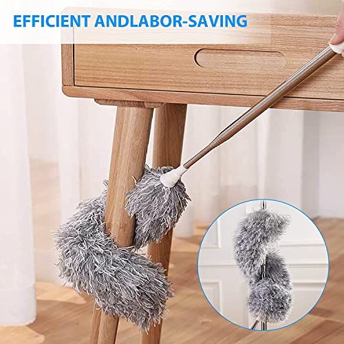 Microfiber Duster with Extension Pole 30 to 100 inches, Extendable