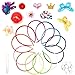 12 Satin Headbands for Girls Fashion DIY Headbands Making Kit for Women Girl Hair Accessory Jewelry Flowers Butterfly Rhinestones Feathers Arts and Crafts for Girls Make Your Own Headbands Set Toy