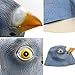 CreepyParty Novelty Halloween Costume Party Latex Birds Head Mask (Pigeon)
