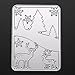 Whitelotous Cutting Dies Stencil Metal Mould for DIY Scrapbook Album Paper Card(Xmas Tree and Deer)