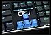 HUO JI E-Element PBT Double Shot Keycap Set - 12 Translucent Backlit Key Cap, Blue Metal Color for All Mechanical Keyboards with Key Puller