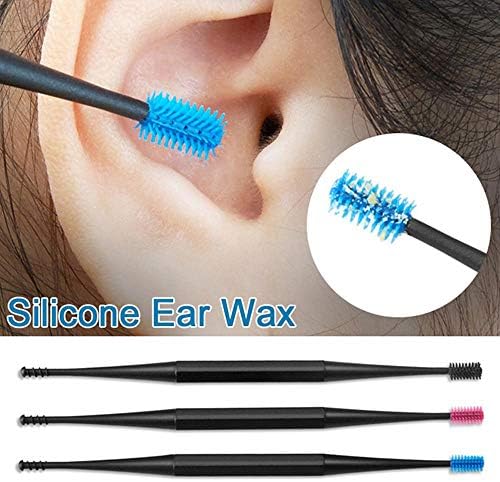 Titcch Double-Headed Spiral Ear Spoon, Soft and No Hurting Ear Wax Removal Tool Developed and Manufactured in Japan Suitable for Babies, Kids and Adults, 15cm
