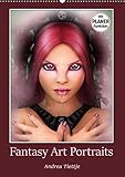 Fantasy Art Portraits (Wandkalender 2019 DIN A2 hoch): Fantasie mit Eleganz (Geburtstagskalender, 14 by 