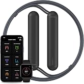 Tangram Smart Rope Rookie &ndash; Smart Jump Rope with Counter &amp; App, Bluetooth Fitness Tracker, Adjustable Jump Rope for Weight Loss, Cardio, HIIT &amp; Home Workouts