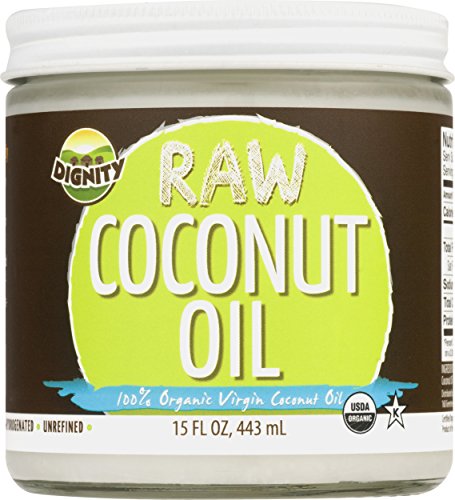 Dignity Organic Virgin Coconut Oil - Centrifuge Raw 2-PACK (15oz)