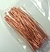 144 Head Pins .029dia X 3 Inch Copper Plating Over Brass Standard 21 Gauge Wire Beadsmith Headpins