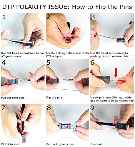 iJDMTOY (1) 10ft 12V Cigarette Lighter DTP Adapter Harness w/ Switch For LED Pod Light, LED Light Bars, LED Work Lamp (Compatible Up To 120W)