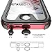 Ghostek iPhone SE Waterproof Case, Atomic 3 Series for Apple iPhone 5, 5S & SE | Underwater | Shockproof | Dirt-proof | Snow-proof | Aluminum Frame | Adventure Ready | Ultra Fit | Swimming (Black)