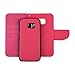 Galaxy S7 Wallet Case, Premium Flip Case For Samsung Galaxy S7 Cell Phone Credit Card ID Card Holder with Flip Cover and Foldable Stand For Galaxy S 7 Pink