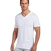 Jockey Men's 6 Pack Classic V-Neck XX-Large White Short Sleeve T-Shirt