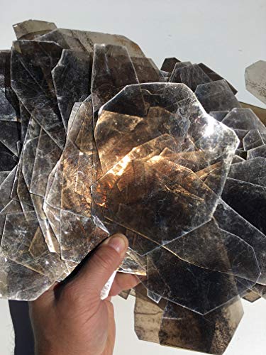 Mica Flakes - White Green Jewelry Stone, 1/4" up to 5/8" Flakes (2LB. Bag for ONLY $17.00 + Free Training Videos.) - Looks Like Real Stone Because It is Real Stone