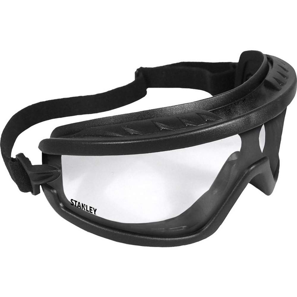 STANLEY Goggle,Black/Clear,26890-45119