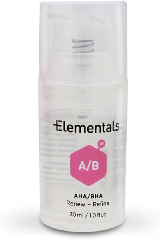 Skin Nutrition Elementals AHA/BHA Peel, Renew & Refine, 1 Fluid Ounce