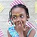HaiMay 52 Pieces Little Girl Shiny Clip-on Earrings and Adjustable Jewelry Rings Set,Children Kids Girl Pretend Play Earrings and Dress up Rings,All Packed in Clear Box