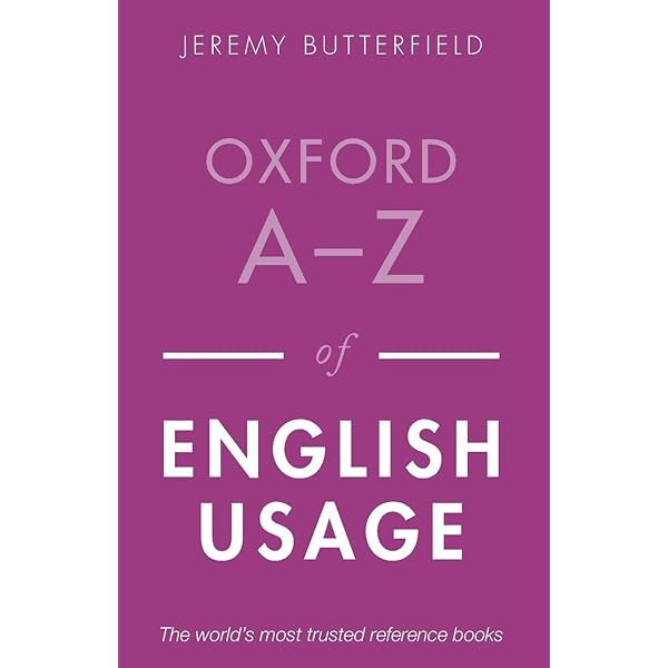 Amazon.com: Oxford A-Z of English Usage: 9780199652457