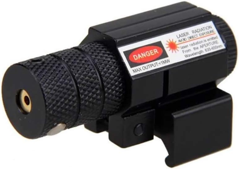 Compact Red Laser Sight, Tactical Hunting Red Dot Laser Scope with Pressure Remote Switch 20mm Picatinny Rail Mount for Rifle Shotgun Pistol