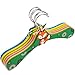 Booba Baby Kids and Baby Wooden Colorful Animal Shaped Clothes Hangers. 6 Pcs Set
