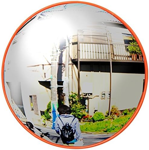 Iimono117 カーブミラー 丸型 30 ガレージミラー 道路反射鏡 交通 交差点 車 バイク