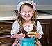 Little Adventures Cinderella Day Dress Princess Dress Up Costume for Girls Medium (Age 3-5) - Machine Washable Child Pretend Play and Party Dress with No Glitter