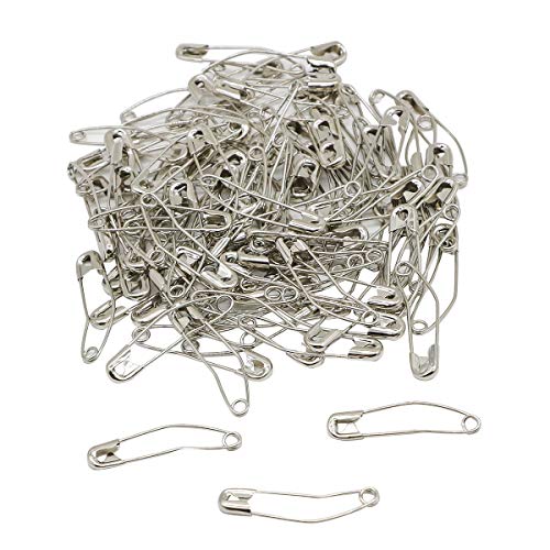 iNee Curved Safety Pins, Quilting Basting Pins, NickelPlated Steel