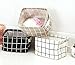 Lannu Canvas Storage Bins Basket Fabric Cloth Linen Blend Baskets Organizers Classical Color for Nursery Baby Toy, Makeup, Book, Home Decor,Small,Set of 4