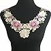 Embroidered Floral Lace Neckline Neck Collar Trim Clothes Sewing Applique Edge (Style A)