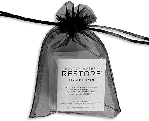 Doctor Rogers RESTORE Healing Balm - Petroleum Free - Dermatologist Created - 100% Plant Based Ingredients - Great For Skin, Nail &amp; Lip Repair : Healing &amp; Care - Travel Packets