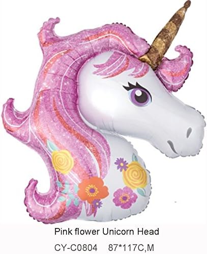 CY Mylar 43Inch Unicorn Balloon Birthday Party Decoration Unicorn Balloons