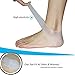 Heel Pain Gel Pads,Moisturizing Compression Sleeve for Plantar Fasciitis Sore Bruised Bone Spurs(2 Pairs)