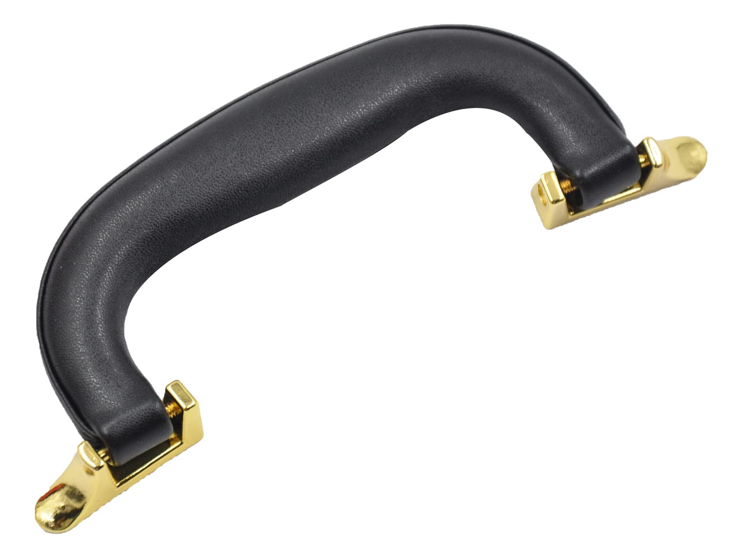 ChenXi Shop 1 Pieces PU Leather Handle for Guitar Musical Box Handbags Gift Boxes Wine Boxes Luggage Toolbox Trolley Instrument Case Black Gold