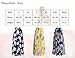 DRESSTELLS Women's Long Floral Print Maxi Chiffon Polka Dots Long Vintage Skirts