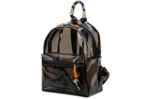 TINYAT Transparent Small Clear Backpack Waterproof Cute Clear Mini Bag for College, Concerts, Sports, Travel and Daily Use