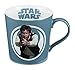 Vandor Star Wars Hans Solo 12 Ounce Ceramic Mug, Blue/White