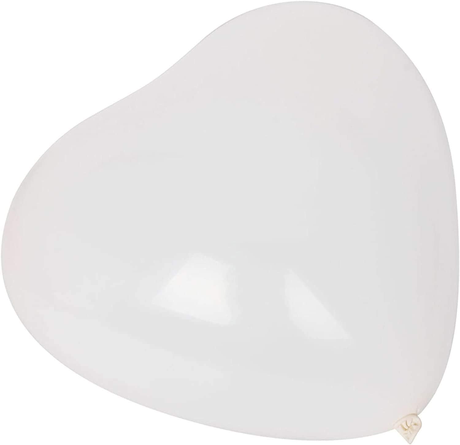 White/Red Latex Heart Shape Helium Balloons for Valentine Anniversary, Wedding, Engagement, Birthday Party Decorations - Image 5