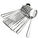 HOMMP Coffee Spoon, 16-Piece Stainless Steel Demitasse Espresso Spoons