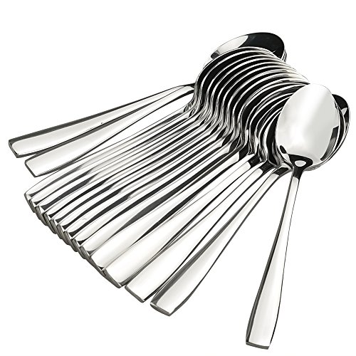 HOMMP Coffee Spoon, 16-Piece Stainless Steel Demitasse Espresso Spoons