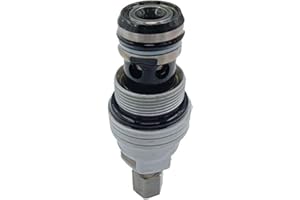 Quueparts Pressure Relief Valve 9200504 Compatible with John Deere Excavator 160LC 120 490E 110 135C 160C 190GW 190DW 120C Co