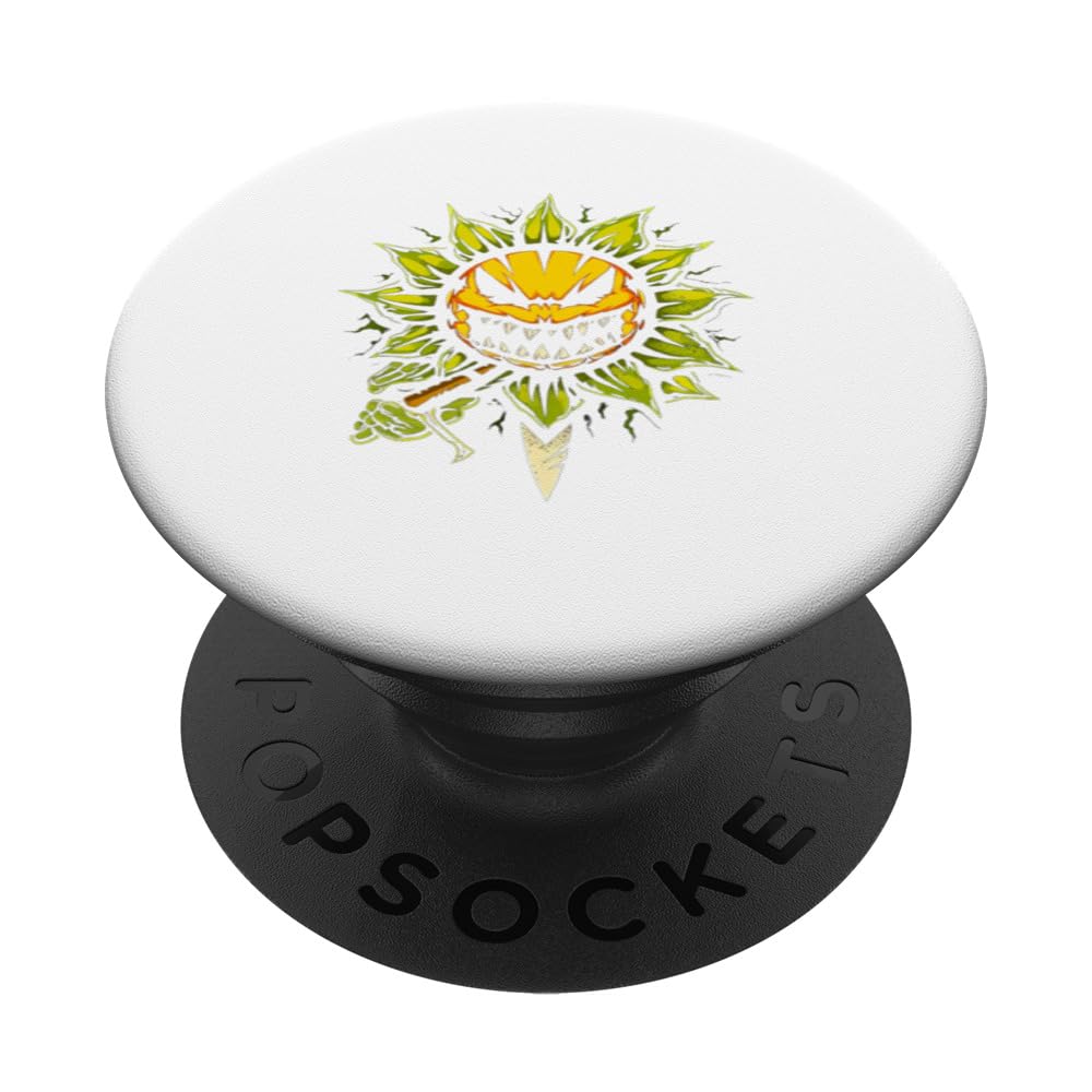 Garden Yard Gangster Sunflower Monster Gardening Gardener PopSockets Swappable PopGrip